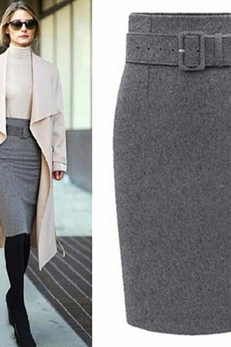 gray chiffon maxi skirt